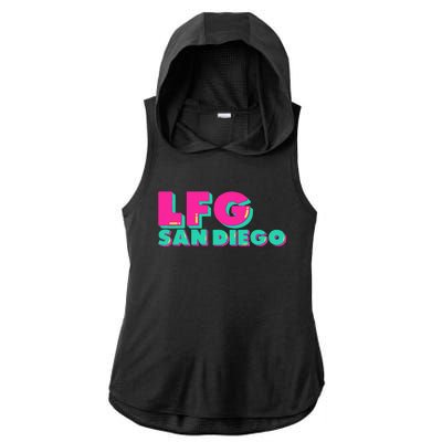 Lfgsd Baseball Fan San Diego Sports Lfg Sd Ladies PosiCharge Tri-Blend Wicking Draft Hoodie Tank