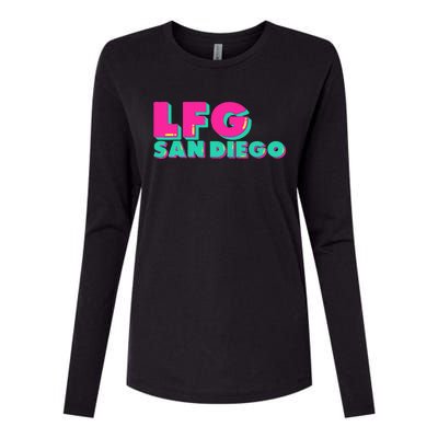 Lfgsd Baseball Fan San Diego Sports Lfg Sd Womens Cotton Relaxed Long Sleeve T-Shirt