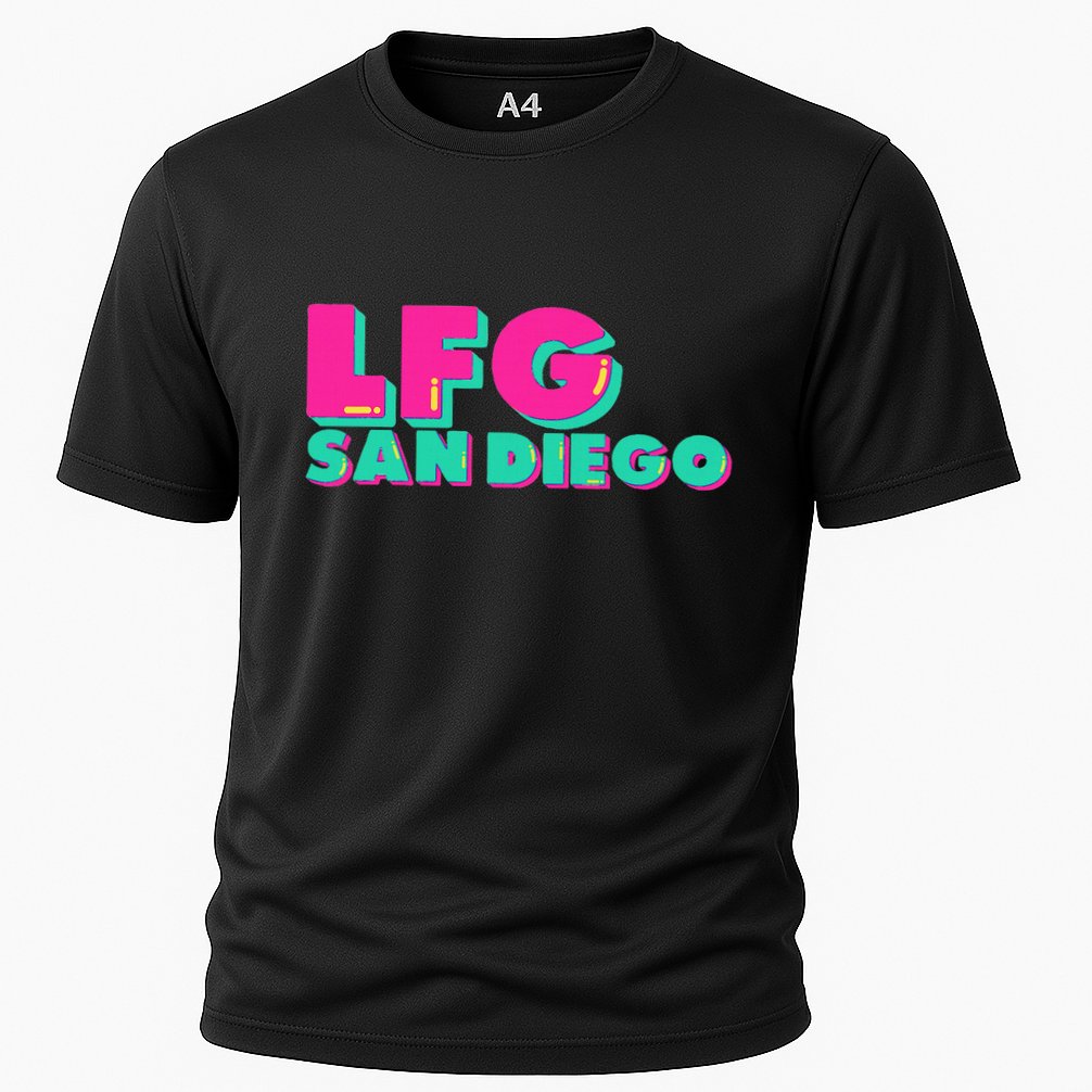 Lfgsd Baseball Fan San Diego Sports Lfg Sd Cooling Performance Crew T-Shirt