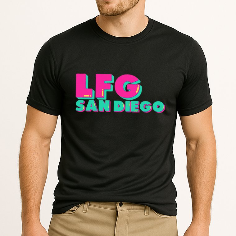 Lfgsd Baseball Fan San Diego Sports Lfg Sd Cooling Performance Crew T-Shirt