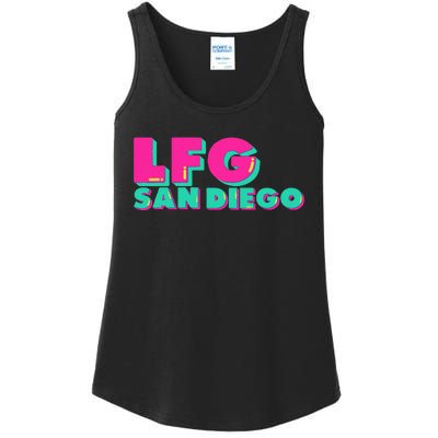 Lfgsd Baseball Fan San Diego Sports Lfg Sd Ladies Essential Tank