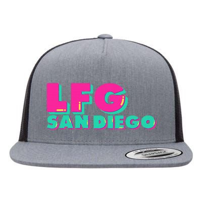 Lfgsd Baseball Fan San Diego Sports Lfg Sd Flat Bill Trucker Hat