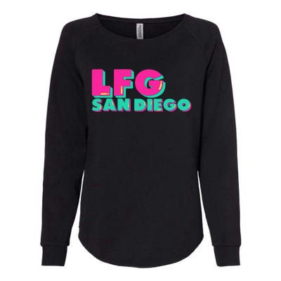 Lfgsd Baseball Fan San Diego Sports Lfg Sd Womens California Wash Sweatshirt