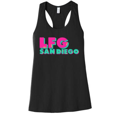 Lfgsd Baseball Fan San Diego Sports Lfg Sd Women's Racerback Tank