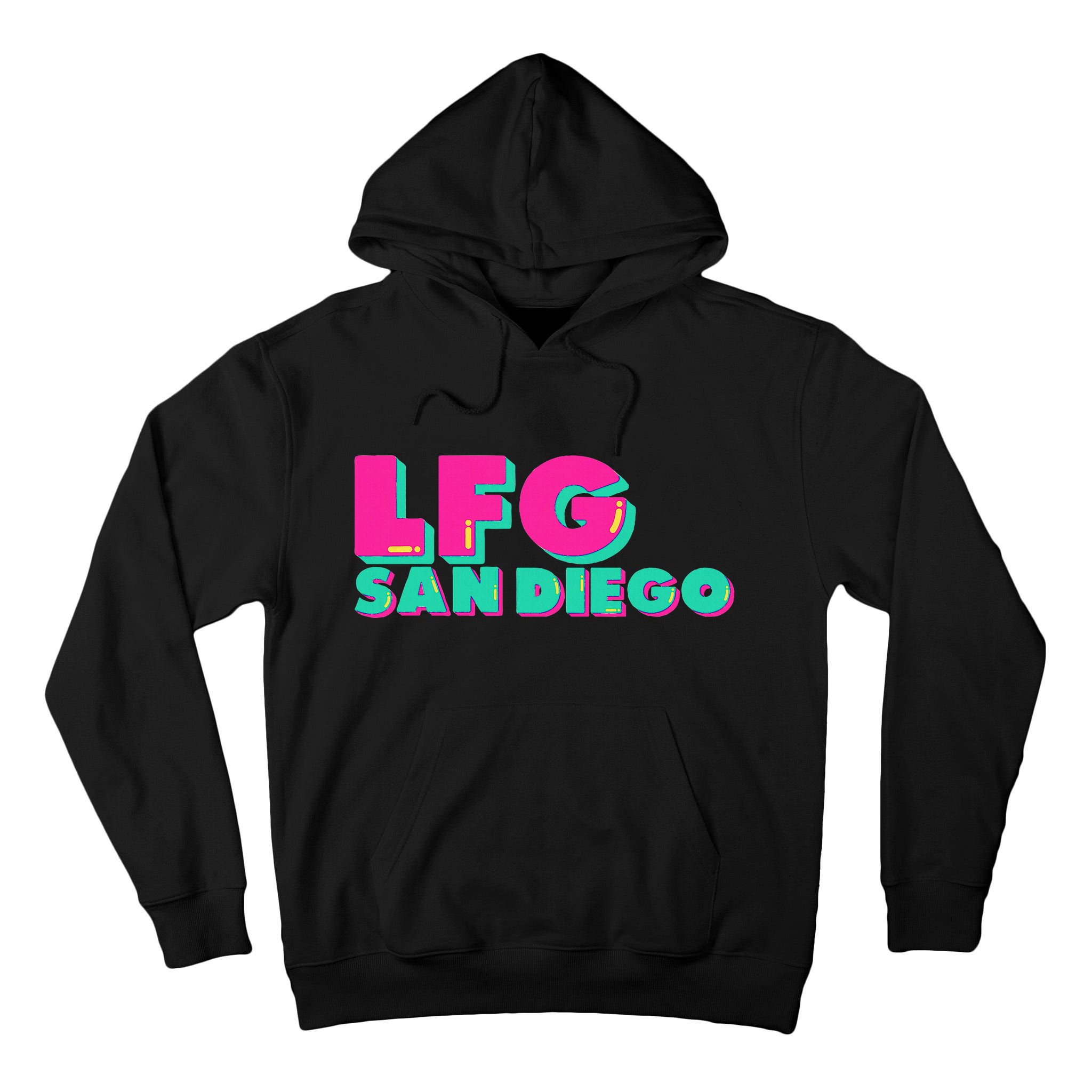Lfgsd Baseball Fan San Diego Sports Lfg Sd Tall Hoodie