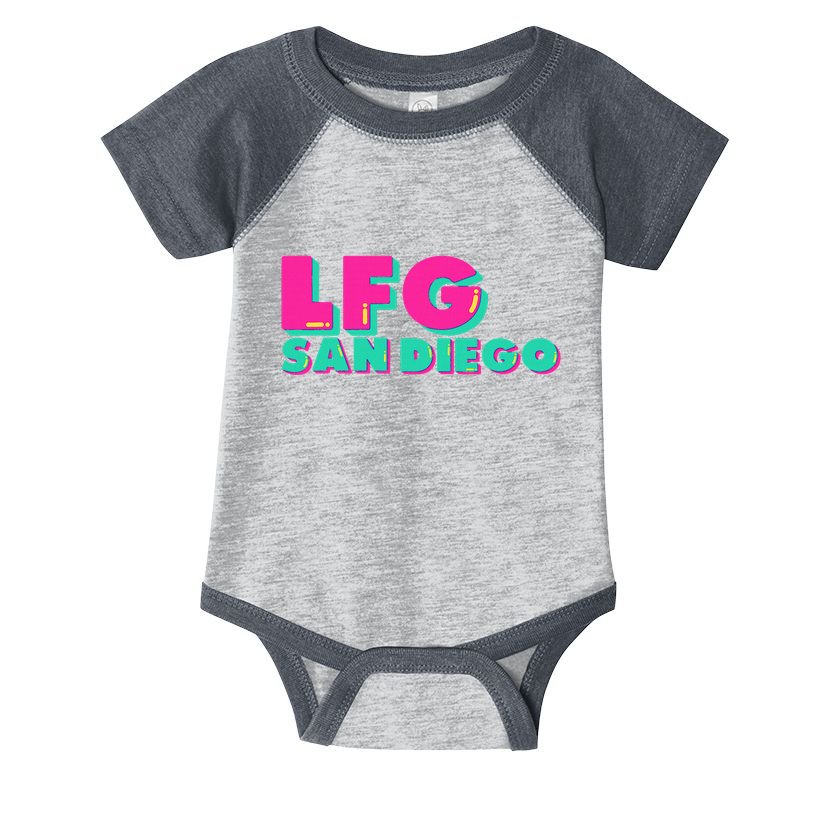 Lfgsd Baseball Fan San Diego Sports Lfg Sd Infant Baby Jersey Bodysuit
