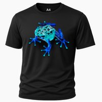 Little Blue Frog With Spots Performance Shirt