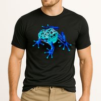 Little Blue Frog With Spots Performance Shirt