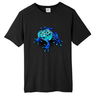 Little Blue Frog With Spots Tall Fusion ChromaSoft Performance T-Shirt