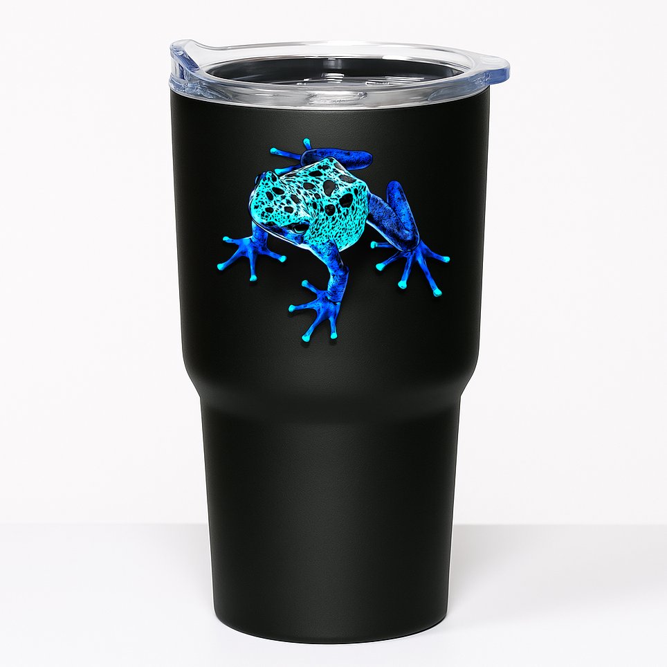 Little Blue Frog With Spots Tumbler