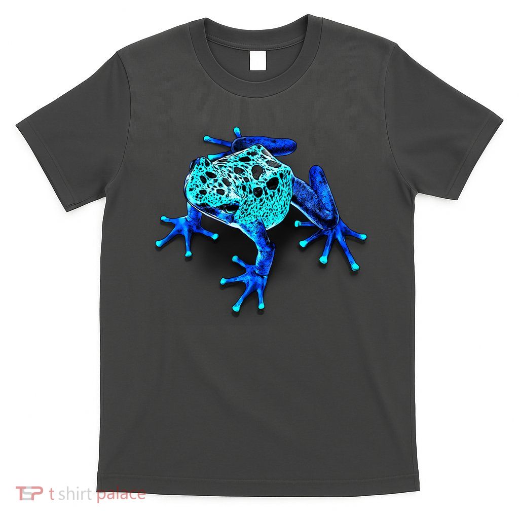 Little Blue Frog With Spots T-Shirt
