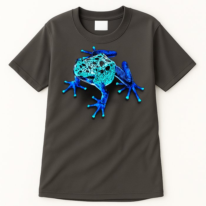 Little Blue Frog With Spots Tall T-Shirt