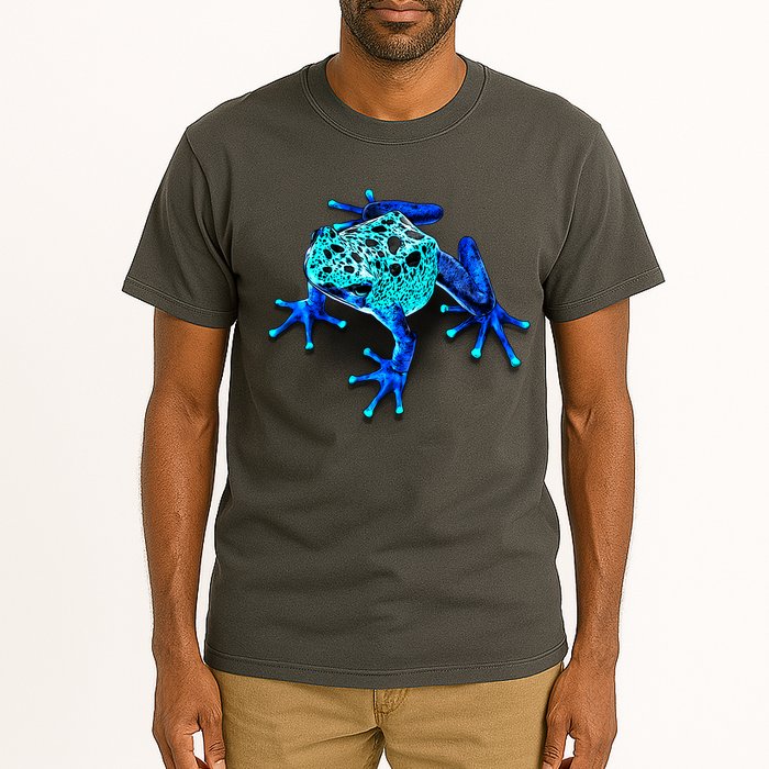 Little Blue Frog With Spots Tall T-Shirt