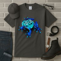 Little Blue Frog With Spots Tall T-Shirt