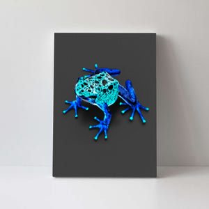 Little Blue Frog With Spots Canvas