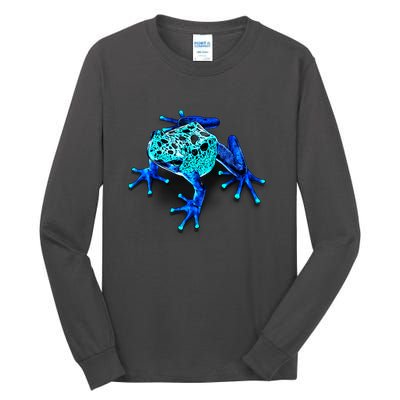 Little Blue Frog With Spots Tall Long Sleeve T-Shirt