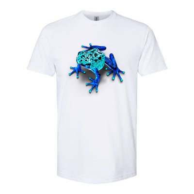 Little Blue Frog With Spots Softstyle® CVC T-Shirt