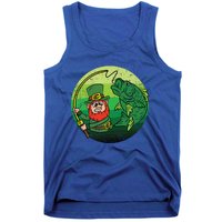 Leprechaun Bass Fishing St Patricks Day Irish Fisher Gift Tank Top