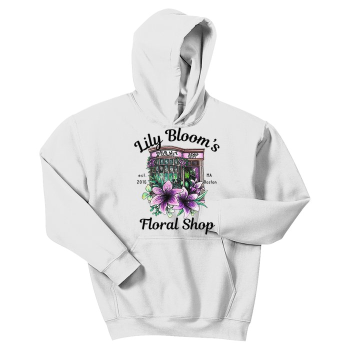 Lily Blooms Floral Shop It Starts With Us Bookish Kids Hoodie