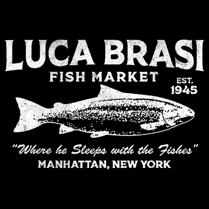 Luca Brasi Fish Market Baby Bodysuit
