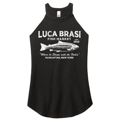 Luca Brasi Fish Market Women's Perfect Tri Rocker Tank