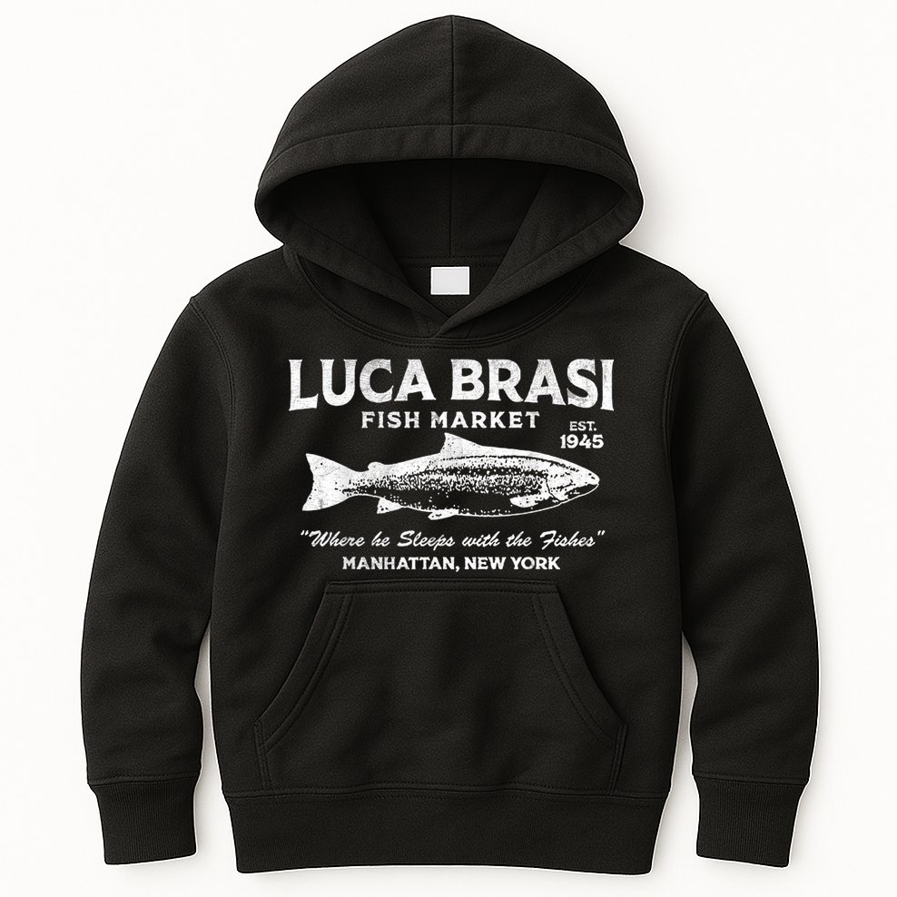 Luca Brasi Fish Market Kids Hoodie