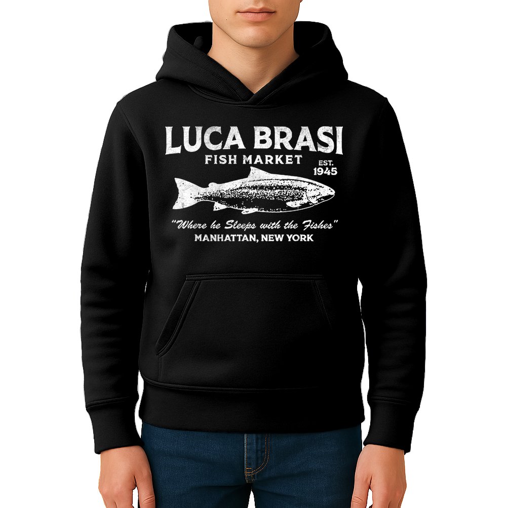 Luca Brasi Fish Market Kids Hoodie