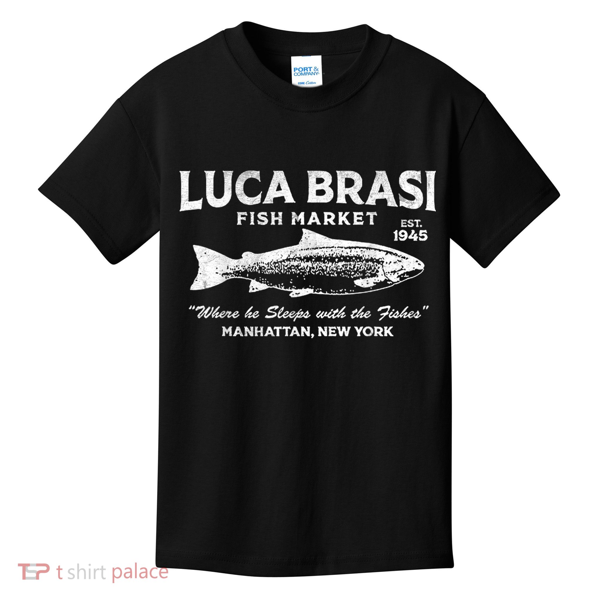 Luca Brasi Fish Market Kids T-Shirt