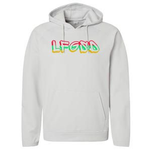 LFGSD Baseball Fan San Diego Sports SD Performance Fleece Hoodie