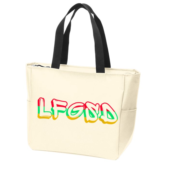 LFGSD Baseball Fan San Diego Sports SD Zip Tote Bag
