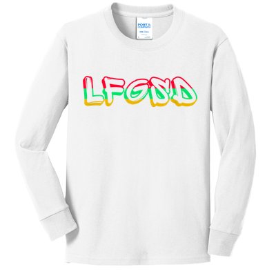 LFGSD Baseball Fan San Diego Sports SD Kids Long Sleeve Shirt