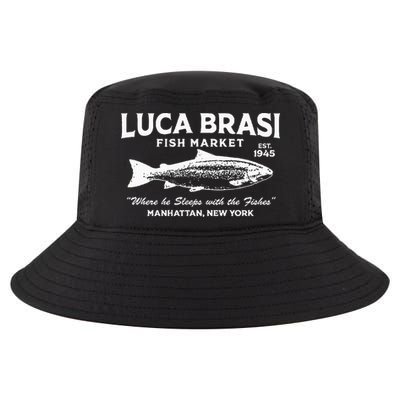 Luca Brasi Fish Market The Godfather Est 1945 Fishing Cool Comfort Performance Bucket Hat