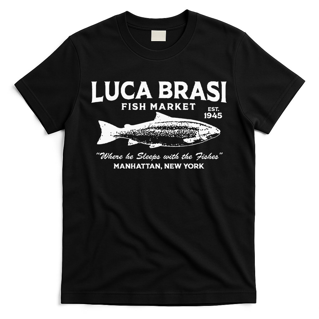 Luca Brasi Fish Market The Godfather Est 1945 Fishing T-Shirt