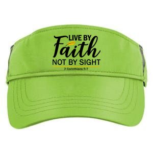 Live By Faith Not By Sight Bible Quote Adult Drive Performance Visor