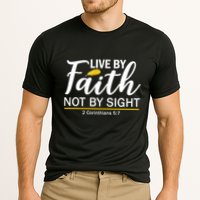 Live By Faith Not By Sight Bible Quote Cooling Performance Crew T-Shirt