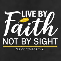 Live By Faith Not By Sight Bible Quote Adult Drive Performance Visor