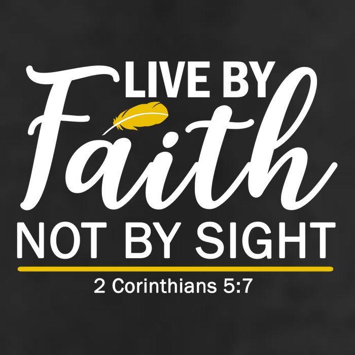 Live By Faith Not By Sight Bible Quote 11oz C Handle Ceramic Mug