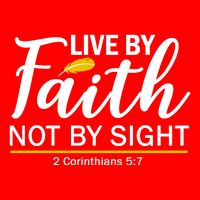 Live By Faith Not By Sight Bible Quote Hoodie