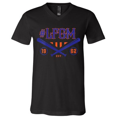 LFGM Baseball Fan V-Neck T-Shirt
