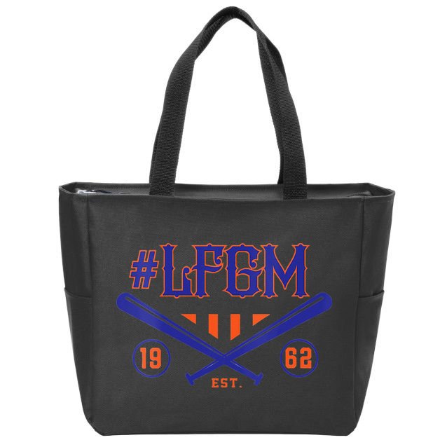 LFGM Baseball Fan Zip Tote Bag