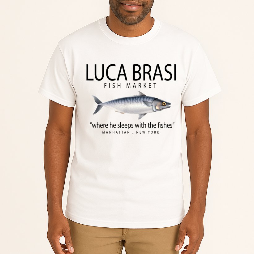 Luca Brasi Fish Market Tall T-Shirt