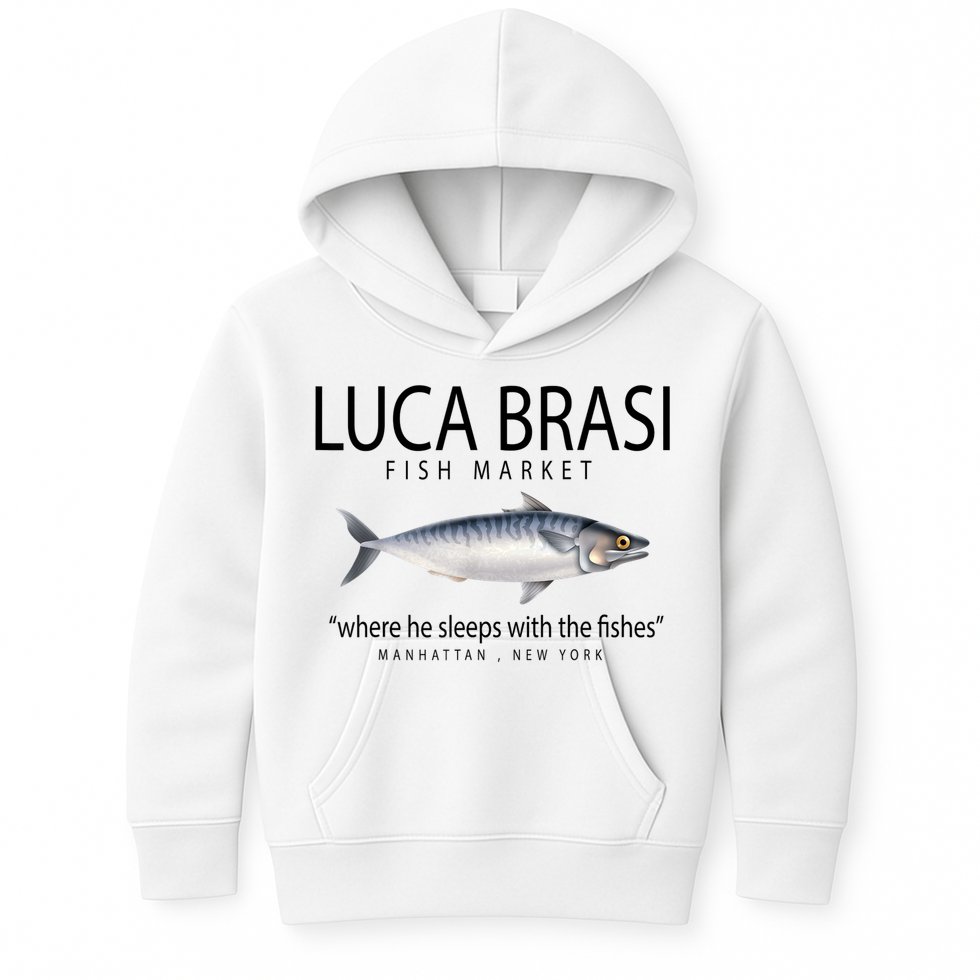 Luca Brasi Fish Market Kids Hoodie