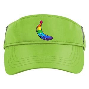 Lgbtq Banana Funny Pride Graphic Cute Rainbow Style Gift Adult Drive Performance Visor