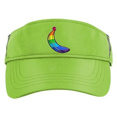 Lgbtq Banana Funny Pride Graphic Cute Rainbow Style Gift Adult Drive Performance Visor