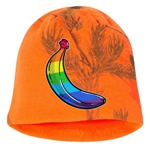 Lgbtq Banana Funny Pride Graphic Cute Rainbow Style Gift Kati - Camo Knit Beanie