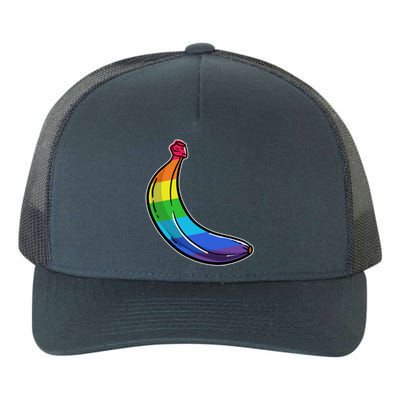 Lgbtq Banana Funny Pride Graphic Cute Rainbow Style Gift Yupoong Adult 5-Panel Trucker Hat