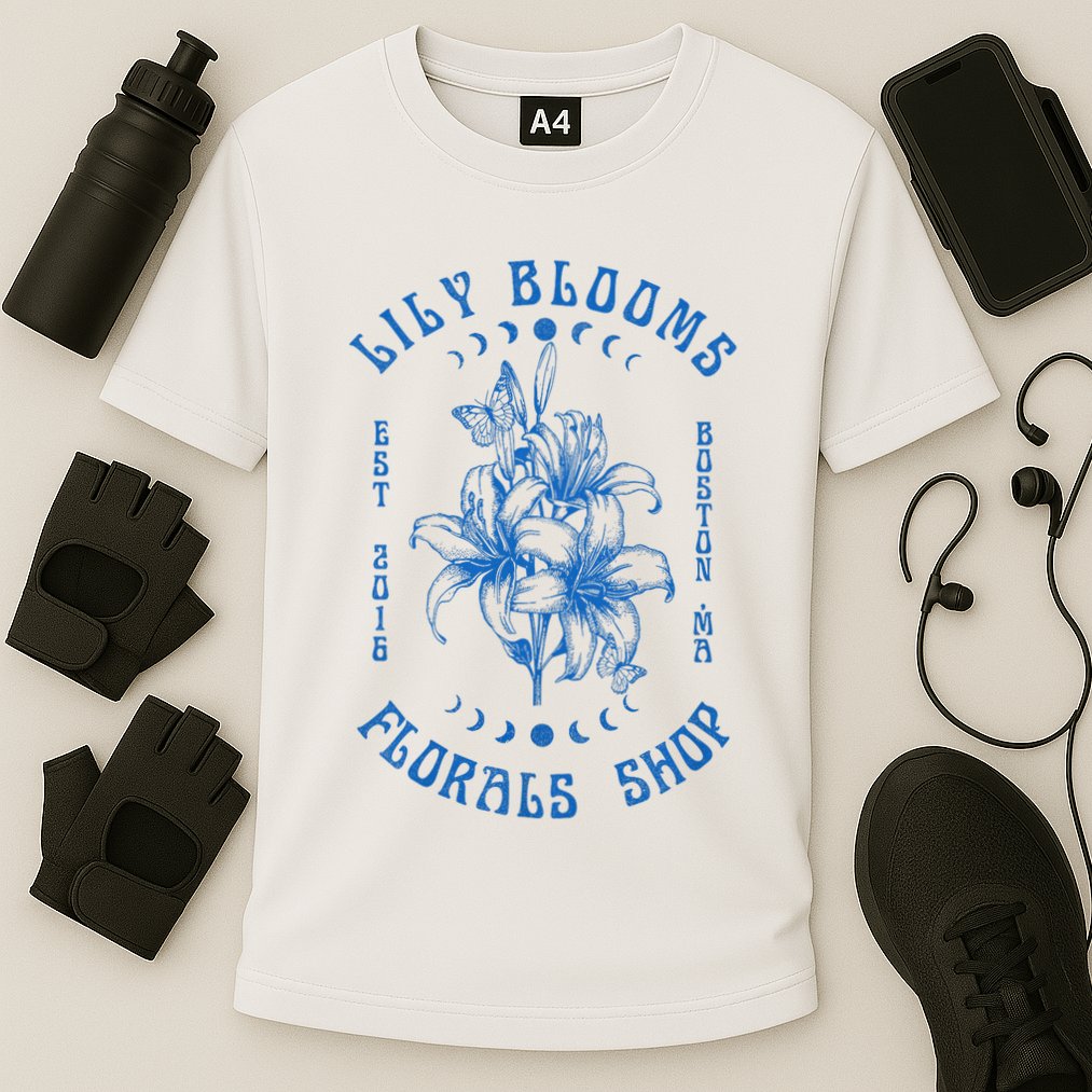 Lily Blooms Floral Shop Lily Flowers Lily Foral Lovers Cooling Performance Crew T-Shirt
