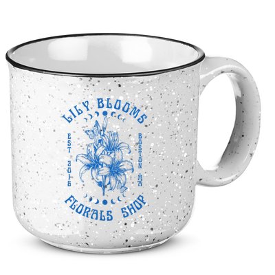 Lily Blooms Floral Shop Lily Flowers Lily Foral Lovers 15oz Campfire Ceramic Mug