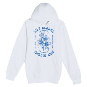 Lily Blooms Floral Shop Lily Flowers Lily Foral Lovers Premium Pullover Hoodie