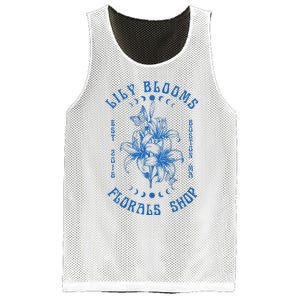 Lily Blooms Floral Shop Lily Flowers Lily Foral Lovers Mesh Reversible Basketball Jersey Tank